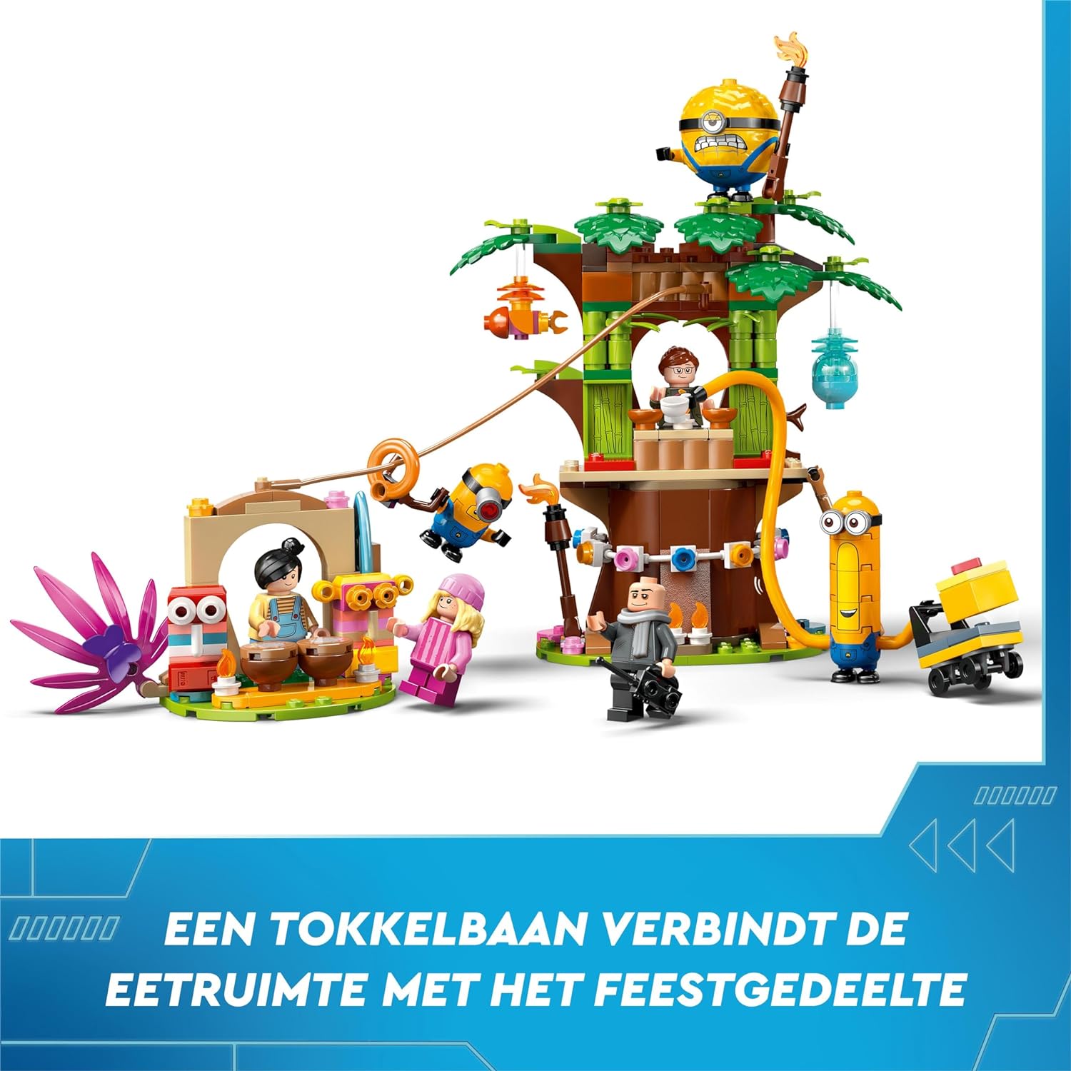 LEGO Despicable Me Minions and Gru's Family Mansion, Toy House Movie Set for 8 Plus Year Old boys & Girls who Love Independent Play, Includes 6 Minifigures and 3 Buildable Figures, Gift Idea 75583