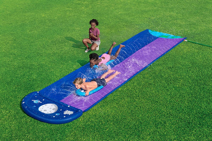 Bestway H2OGO! 2-Personen-Rutsche Lunar Launch 488 x 138 cm