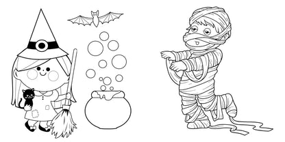 Trick or Treat Coloring