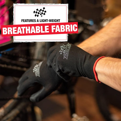Finish Line Mechanic Grip Gloves - Small / Medium