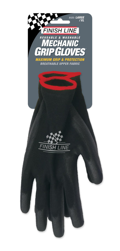 Finish Line Mechanic Grip Gloves - Large / XL