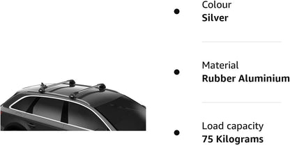 Thule WingBar Edge Evo single bar - silver - 104 cm
