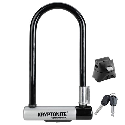 Kryptonite Kryptolok Standard U-Lock with Flexframe bracket Sold Secure Gold