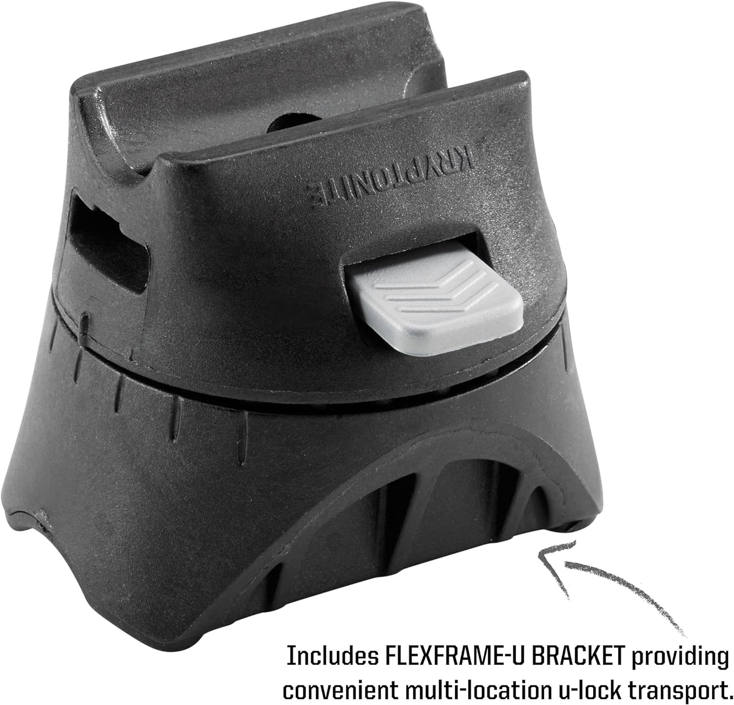 Kryptonite Kryptolok Long Shackle U-Lock with with Flexframe bracket Sold Secure Gold