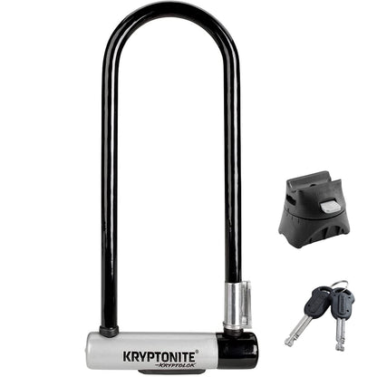 Kryptonite Kryptolok Long Shackle U-Lock with with Flexframe bracket Sold Secure Gold