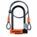 Kryptonite Evolution Mini 7 U-Lock with 4 Foot Cable and Flexframe Bracket Sold Secure Gold