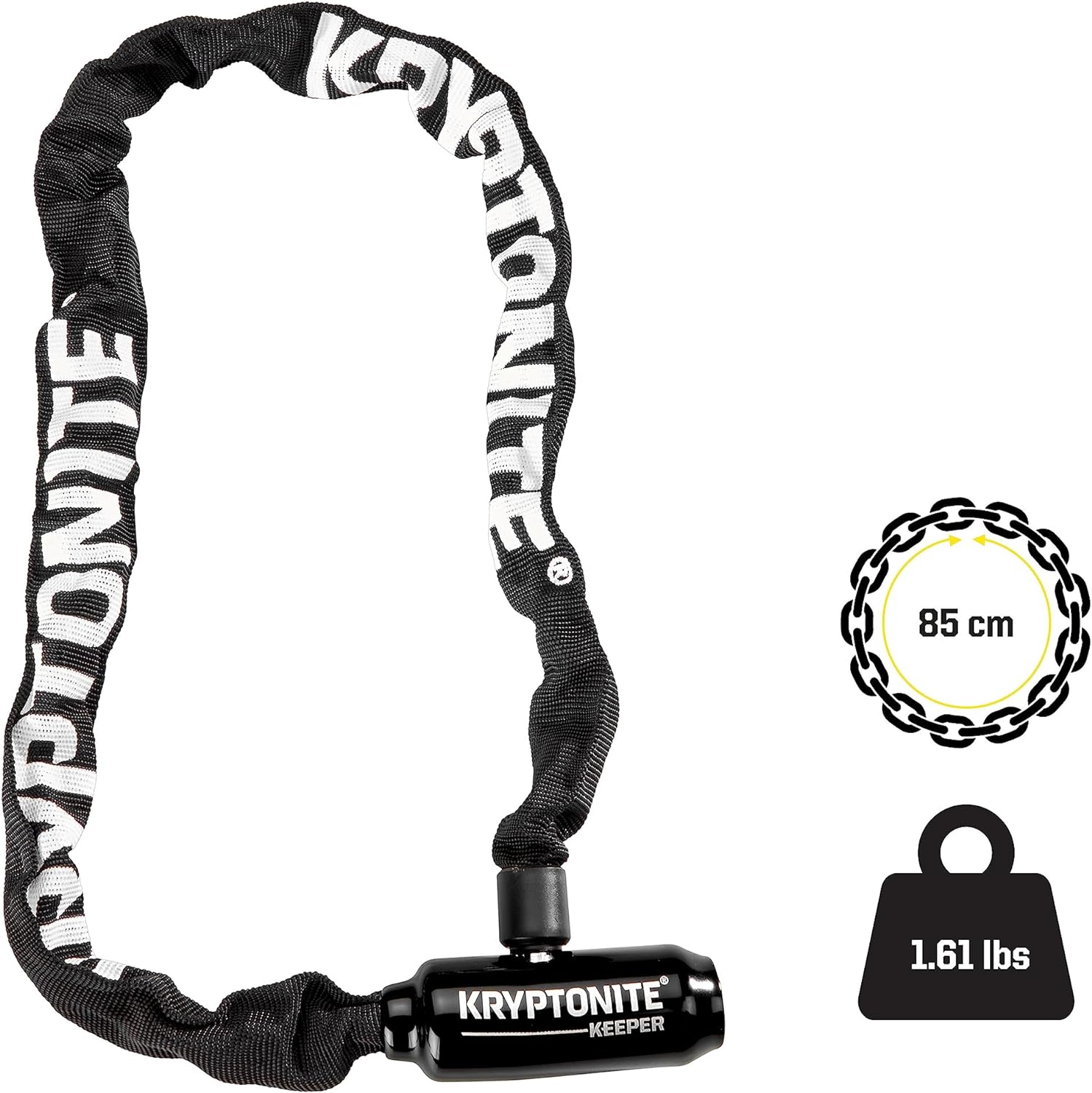 Kryptonite Keeper 585 Integrated Chain (5 mm x 85 cm)