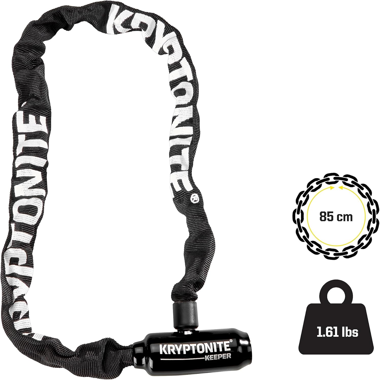 Kryptonite Keeper 585 Integrated Chain (5 mm x 85 cm)