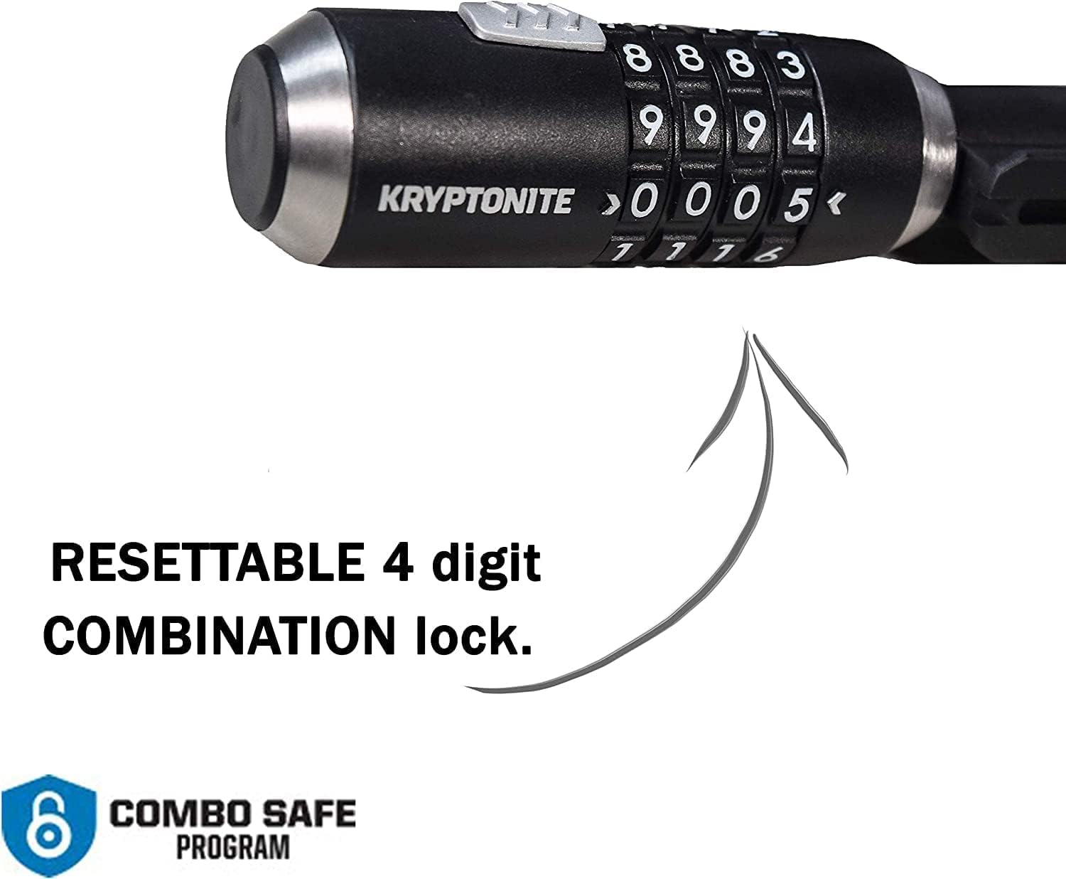 Kryptonite Kryptoflex 1018 Resettable Combo Cable (10 mm X 180 cm)