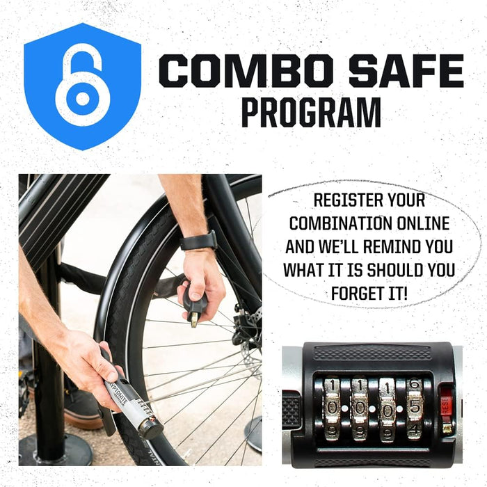 Kryptonite Kryptoflex 1018 Resettable Combo Cable (10 mm X 180 cm)