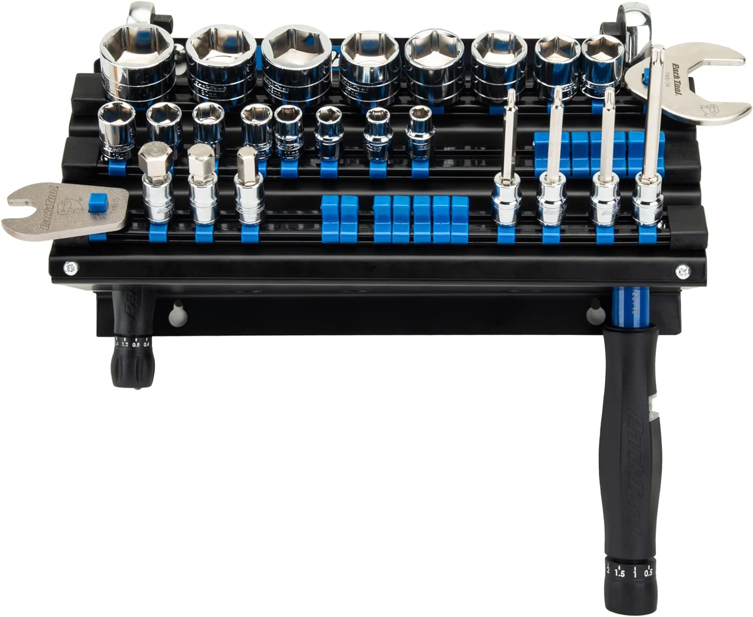 Park Tool JH-3 - Wall-Mounted Socket, Bit and Torque Tool Organiser