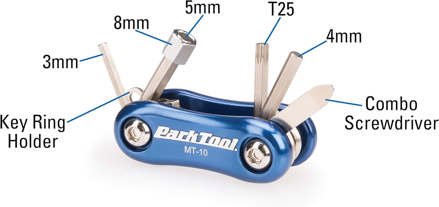 Park Tool MT-10 - Mini Fold Up Multi -Tool
