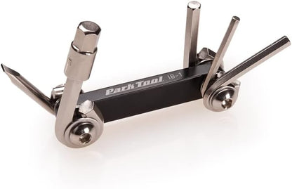 Park Tool IB-1 - I-Beam Mini Fold-Up Hex Wrench and Screwdriver Set