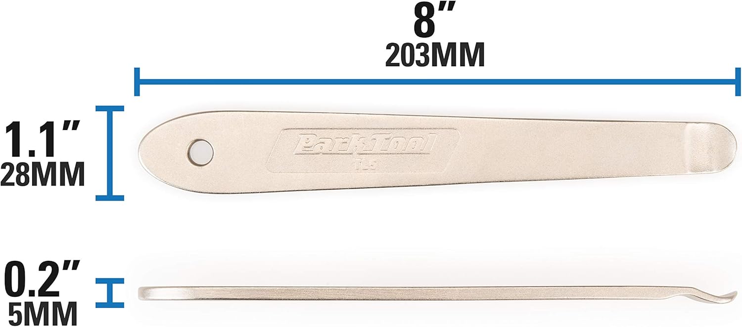 Park Tool TL-5 - Heavy-Duty Steel Tyre Lever - Set Of Two