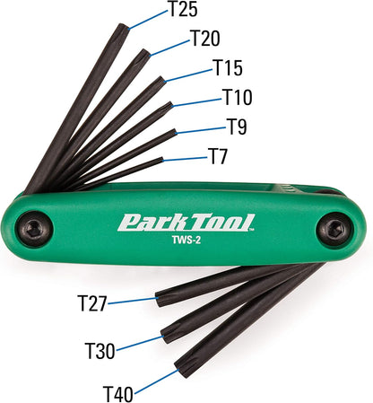 Park Tool TWS-2 - Fold-Up Star-Shaped Wrench Set