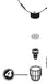 Park Tool 1072 - head / hose compression fitting PFP-4