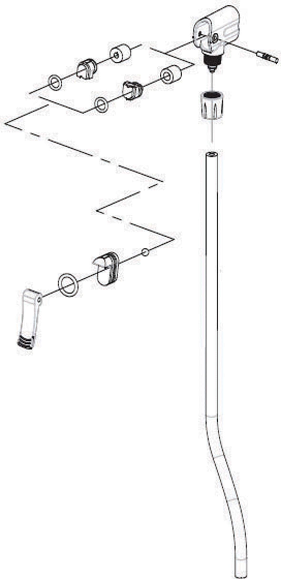 Park Tool 1088 - complete head and hose assembly for PFP-3 and PFP-6