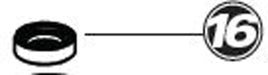 Park Tool 1588 - Schrader seal for INF-1