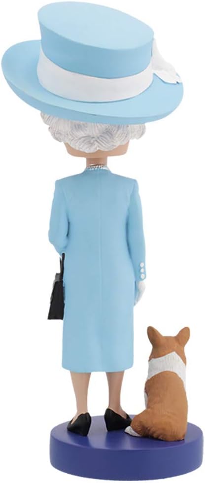 Royal Bobbles Queen Elizabeth II Bobblehead, Premium Polyresin Lifelike Figure, Unique Serial Number, Exquisite Detail
