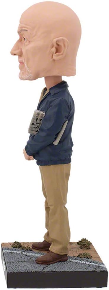 Royal Bobbles Better Call Saul Mike Ehrmantraut Bobblehead, Premium Polyresin Lifelike Figure, Unique Serial Number, Exquisite Detail