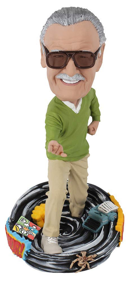 Royal Bobbles Stan Lee Bobblehead, Premium Polyresin Lifelike Figure, Unique Serial Number, Exquisite Detail
