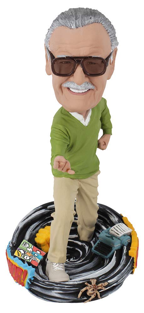 Royal Bobbles Stan Lee Bobblehead, Premium Polyresin Lifelike Figure, Unique Serial Number, Exquisite Detail