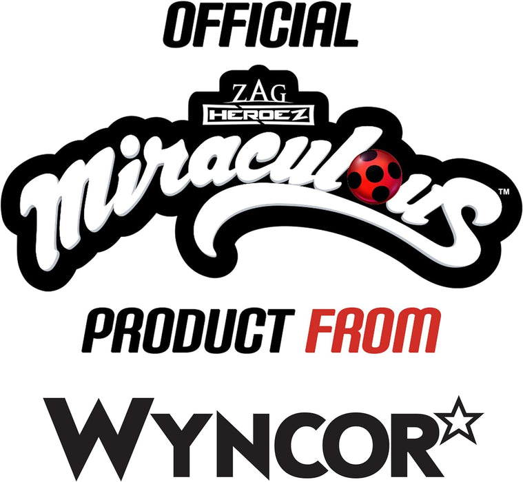 Miraculous Ladybug - Kwami Mon Ami Plagg, 9-inch Cat Plush Toys for Kids, Super Soft Stuffed Toy with Resin Eyes, High Glitter and Gloss, and Detailed Stitching Finishes (Wyncor)