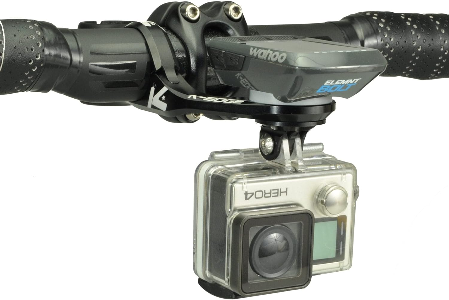 K-Edge Wahoo Max Combo Mount, 31.8mm, Black