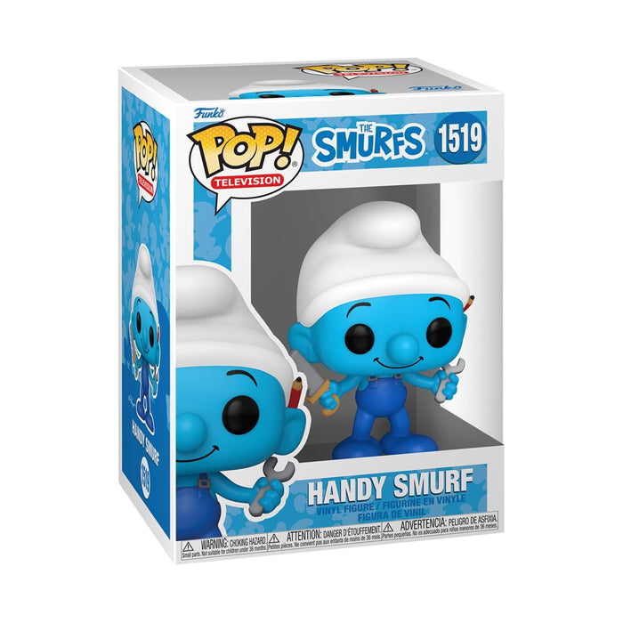 Funko Pop! TV: Papa Smurfs - Handy Papa Smurf - Figura de Vinilo Coleccionable - Idea de Regalo- Mercancia Oficial - Juguetes para Niños y Adultos - TV Fans - Muñeco para Coleccionistas y Exposición