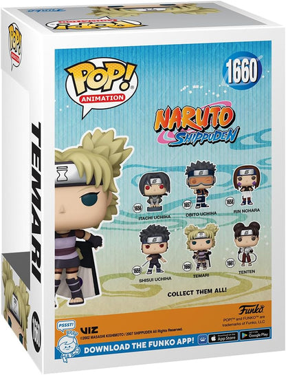 Funko Pop! Animation: Naruto - Temari - Temari - Naruto Shippuden - Collectable Vinyl Figure - Gift Idea - Official Merchandise - Toys for Kids & Adults - Anime Fans - Model Figure for Collectors