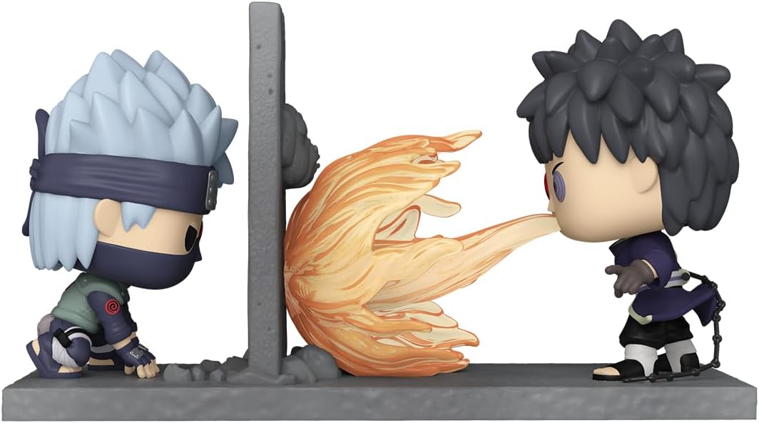 Funko Pop! Moment: Naruto - Kakashi Hatake Vs Obito - Naruto Shippuden - Collectable Vinyl Figure - Gift Idea - Official Merchandise - Toys for Kids & Adults - Anime Fans