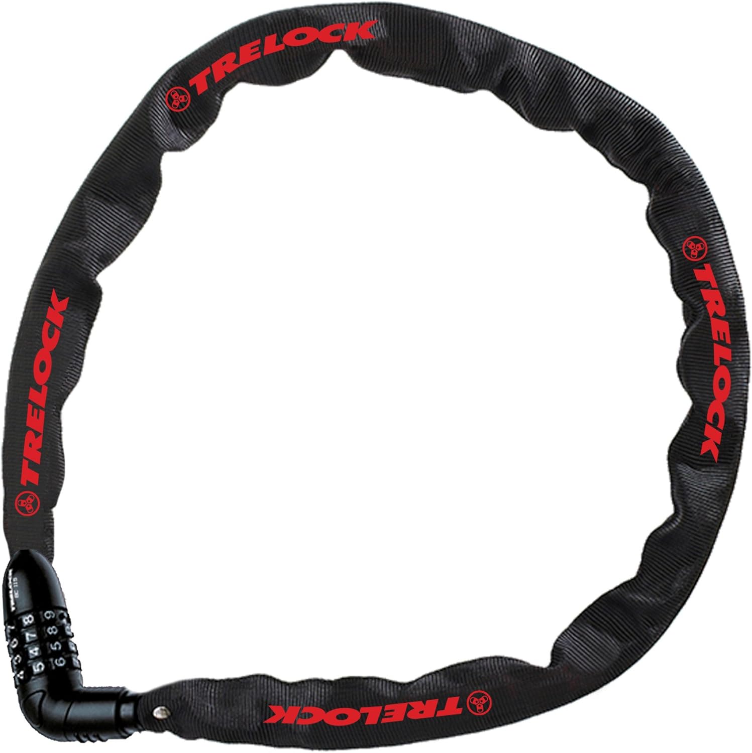 Trelock Chain Lock BC115 60cm x 4mm Combo Black