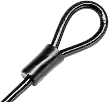 Trelock U4 230mm Lock and Flex Cable Sold Secure Silver