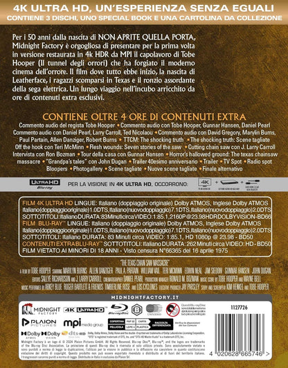 Non Aprite Quella Porta (50° Anniversario 4K UHD + 2 Blu-ray