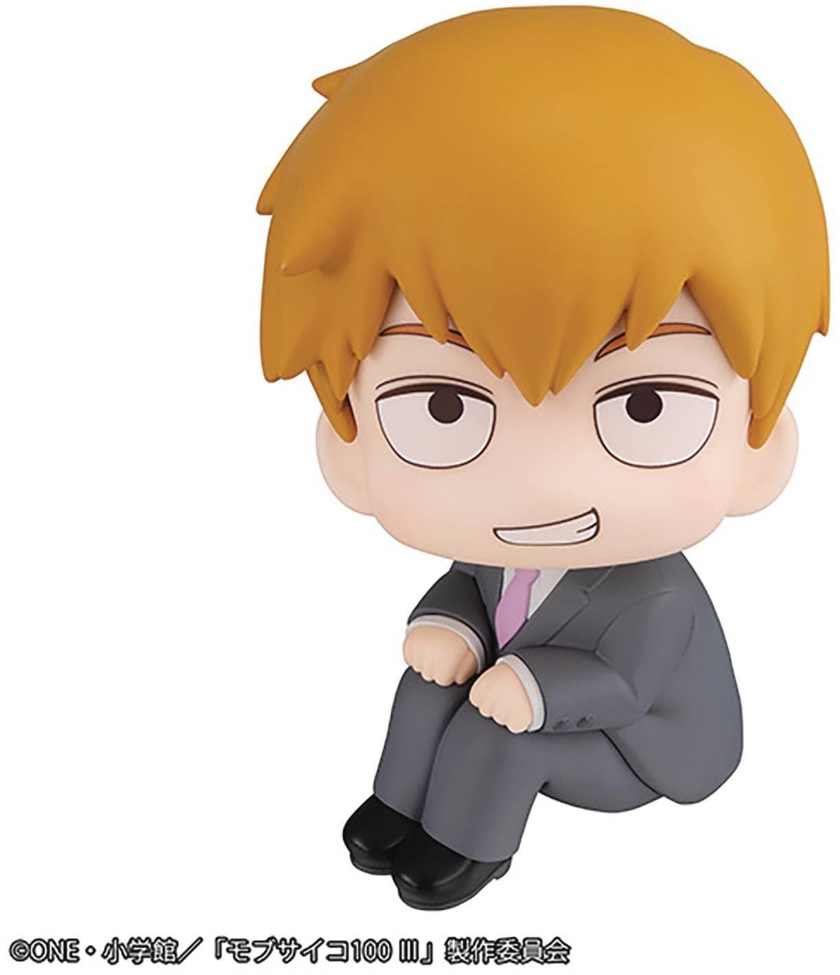 Lukappu Mob Psycho 100 III Reigen Shintaku Approx. 4.3 inches (110 mm), PVC Pre-painted Action Figure
