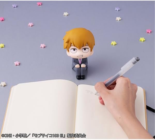 Lukappu Mob Psycho 100 III Reigen Shintaku Approx. 4.3 inches (110 mm), PVC Pre-painted Action Figure