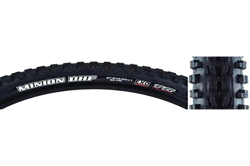 Maxxis Minion DHF 26 x 2.50 WT 60 TPI Folding Dual Compound EXO Tubeless Tyre