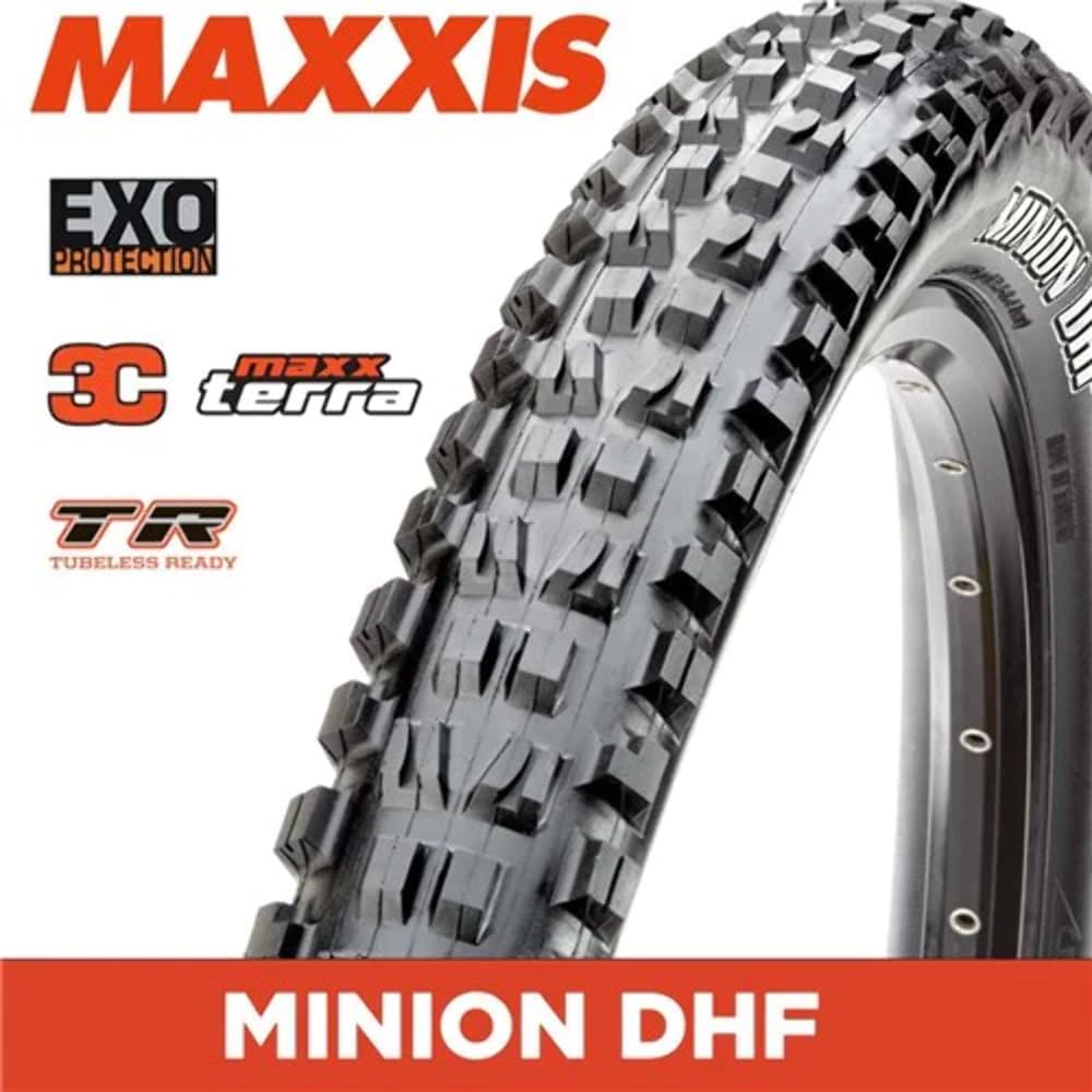 Maxxis Minion DHF 24 x 2.40 60 TPI Folding 3C MaxxTerra EXO Tubeless Tyre