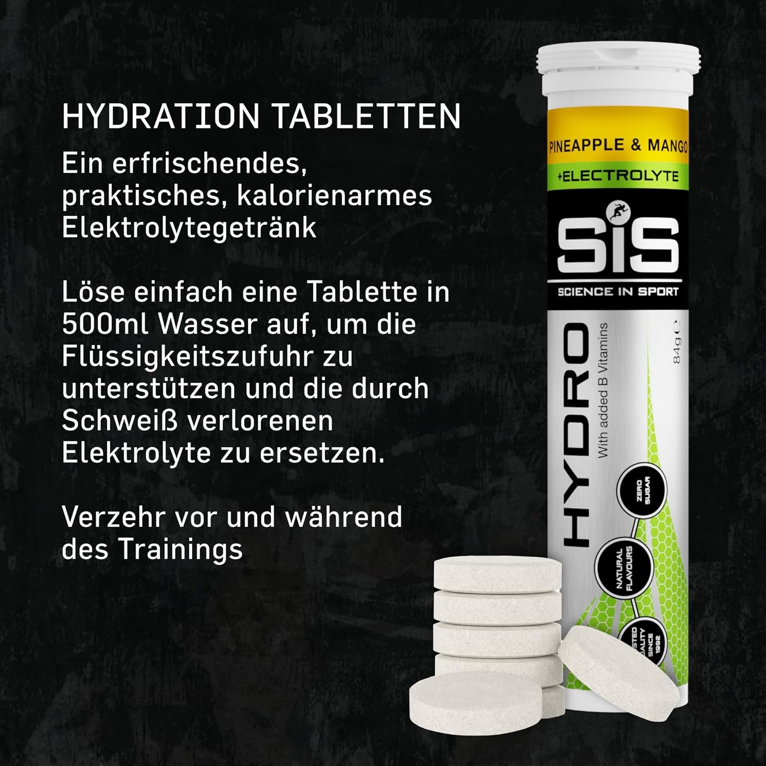 GO Hydro Tablet - 8 tubes - pineapple mango