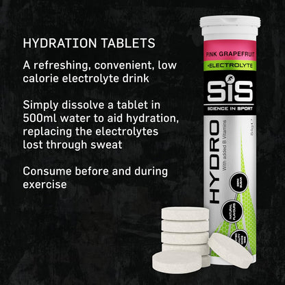 GO Hydro Tablet - 8 tubes - pink grapefruit