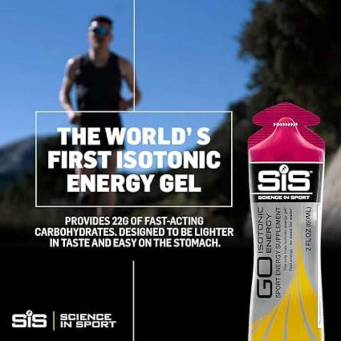 Science In Sport GO Energy Gel multipack box of 6 gels lemon lime