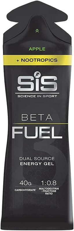 Beta Fuel Energy Gel +Nootropics - box of 6 gels - apple