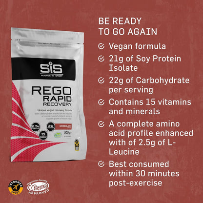 REGO Rapid Recovery Drink Powder - 500G - Chocolate