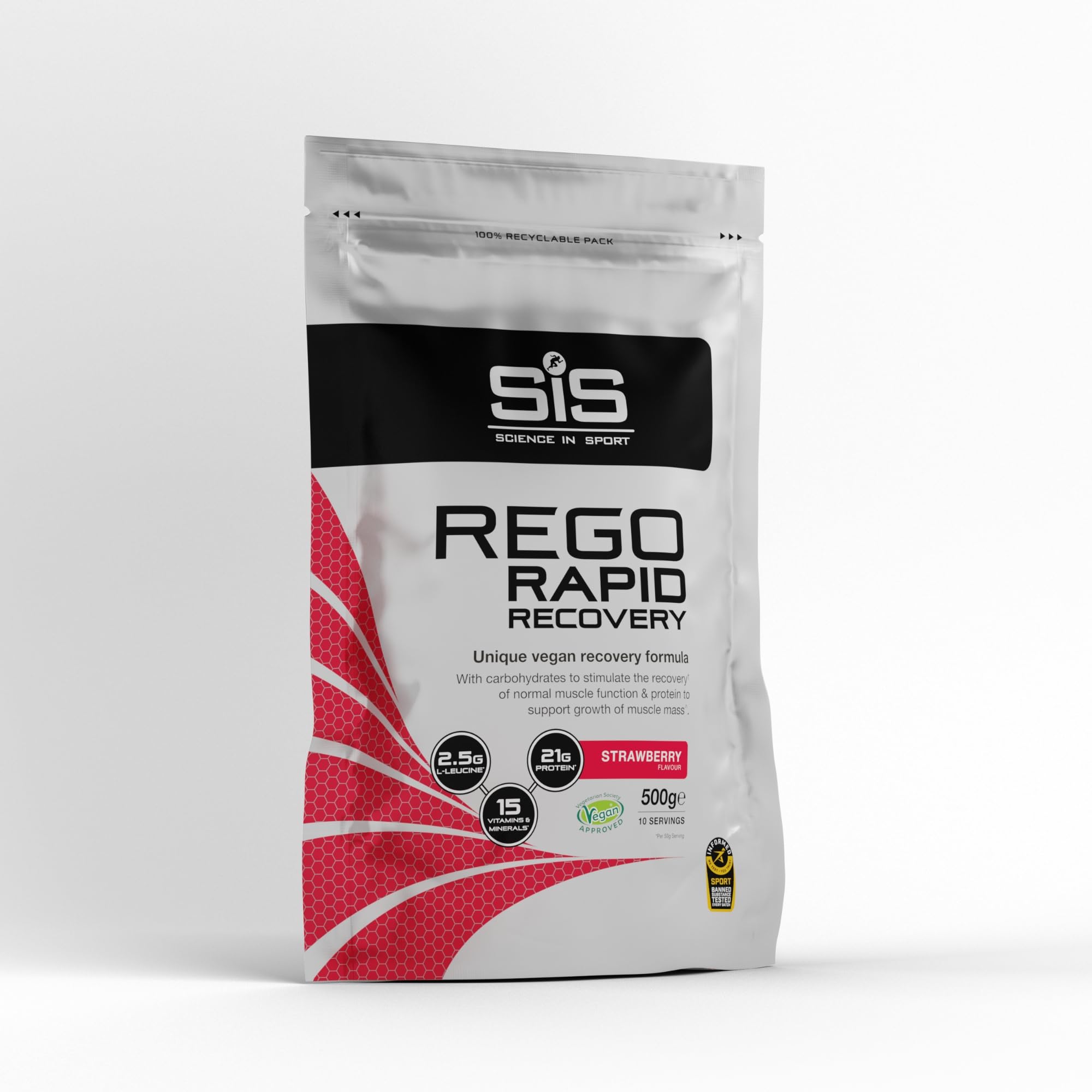 REGO Rapid Recovery Drink Powder - 500G - Strawberry