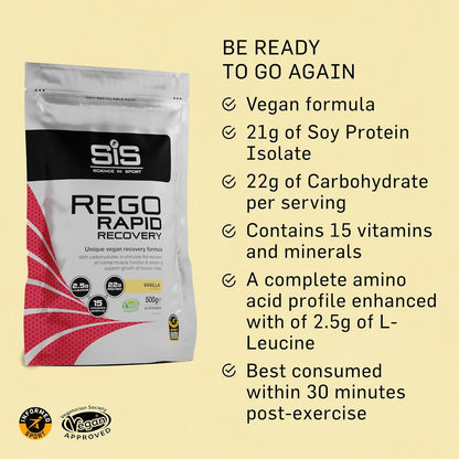 REGO Rapid Recovery Drink Powder - 500G - Vanilla