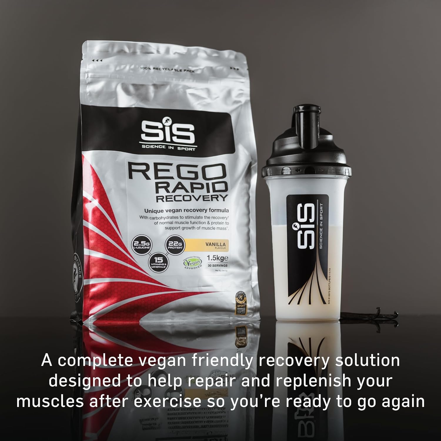 REGO Rapid Recovery Drink Powder - 1.5kg - Vanilla