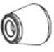 DT Swiss Rear spacer 140 / 145 mm left hand side for 98 / TD Arai hubs