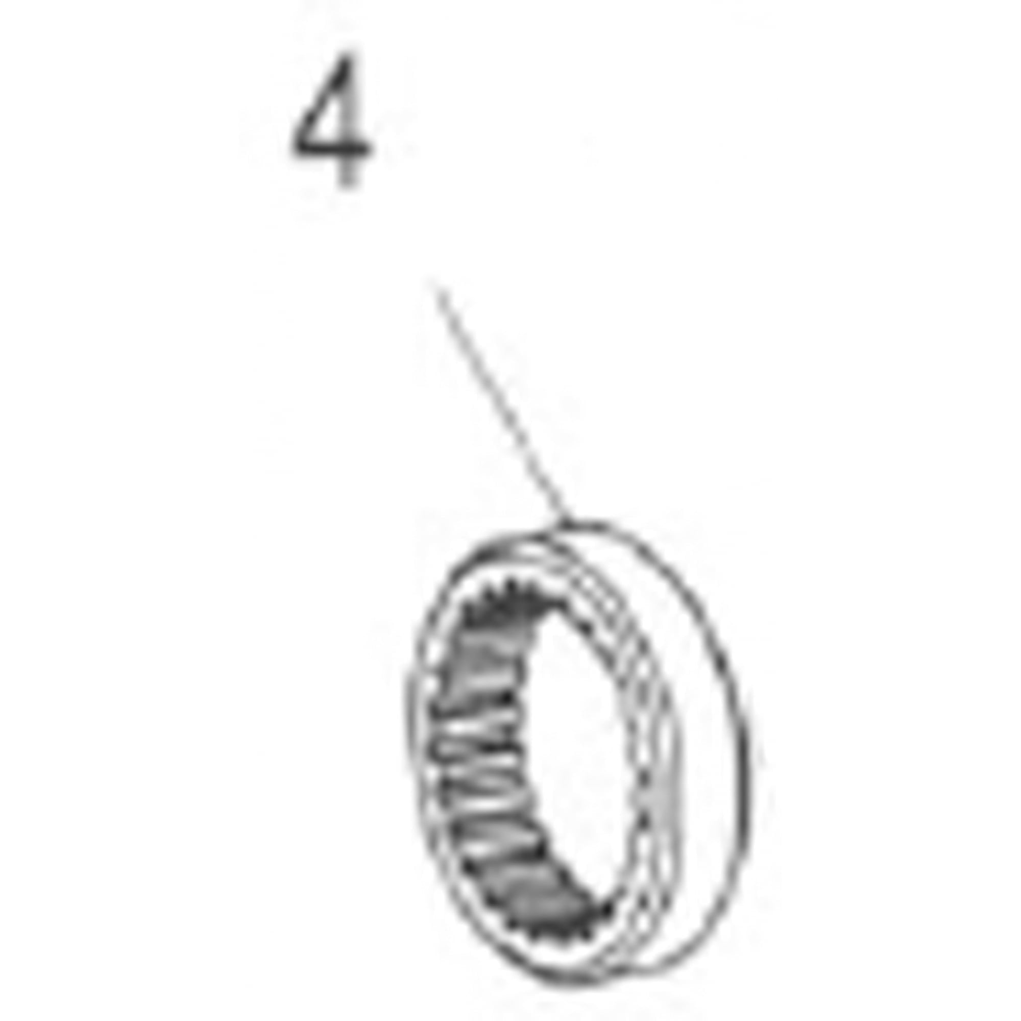 DT Swiss External screw thread ring nut M34 x 1 mm, V1 for 340/540 ratchet hubs, steel