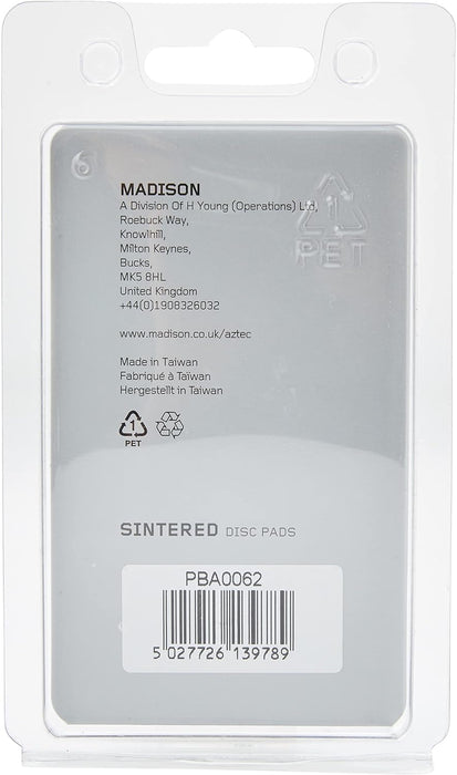 Aztec Sintered disc brake pads for Shimano Deore M515/M475/C501/C601 Mech/M525