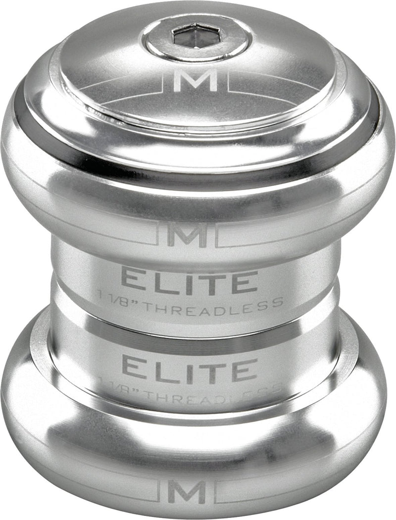 M Part Elite Headset 1-1/8" Threadless Silver EC34/28.6 EC34/30